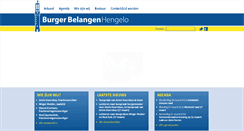 Desktop Screenshot of burgerbelangenhengelo.nl
