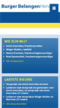 Mobile Screenshot of burgerbelangenhengelo.nl